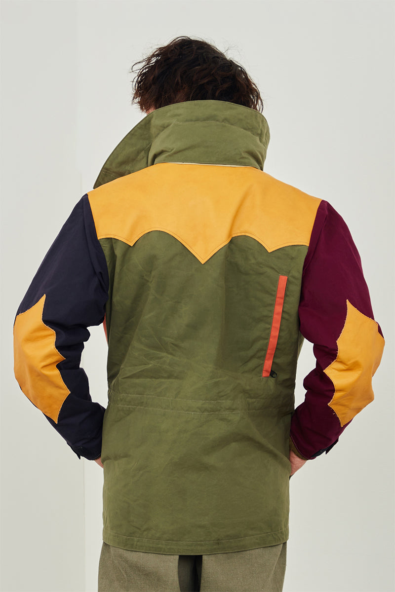 Nigel Cabourn × Rocky Mountain Featherbed - MOUNTAIN PARKA DRY WAX