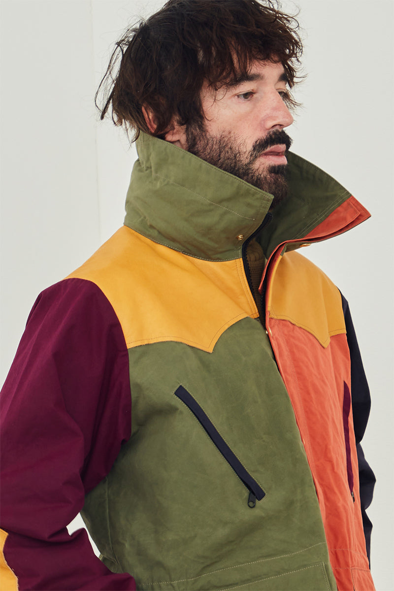 Nigel Cabourn × Rocky Mountain Featherbed - MOUNTAIN PARKA DRY WAX