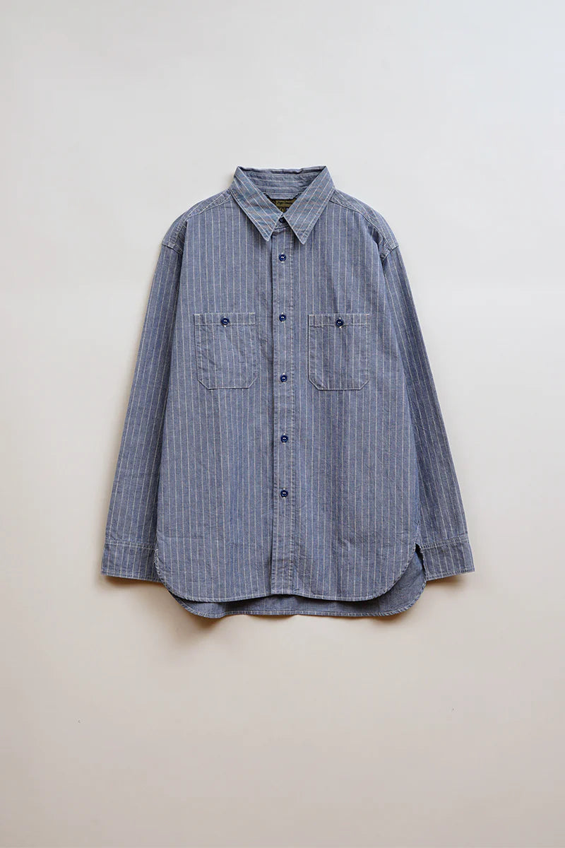 ☆希少 Lサイズ☆ Nigel Cabourn イングランド製 白 × 青