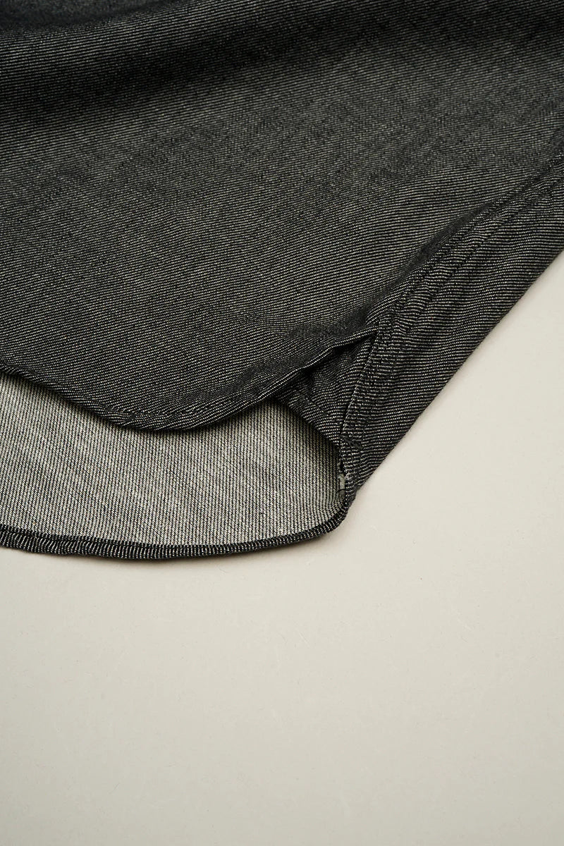 Nigel Cabourn - BASEBALL SHIRT S/S TYPE2 - CHARCOAL GREY