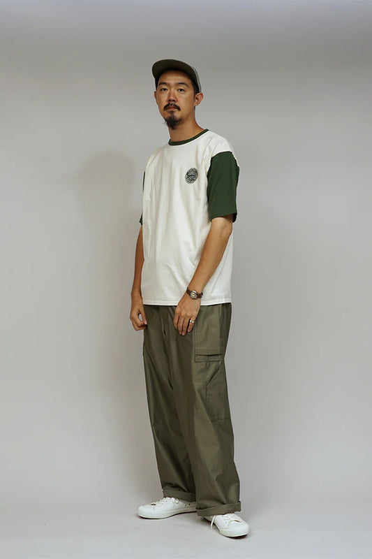 Nigel Cabourn - BASEBALL WAPPEN T-SHIRT