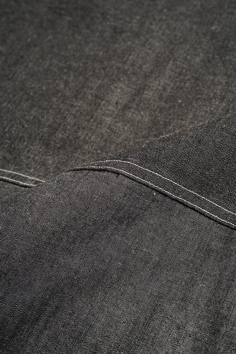 Nigel Cabourn - UTILITY SHIRT TYPE2 - 10oz DENIM BLACK