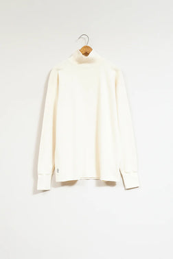 Nigel Cabourn - HIGH NECK LONG SLEEVE - COTTONCANDY WOOL