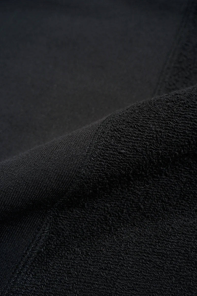 Nigel Cabourn - ARMY CREW JERSEY MIX - BLACK