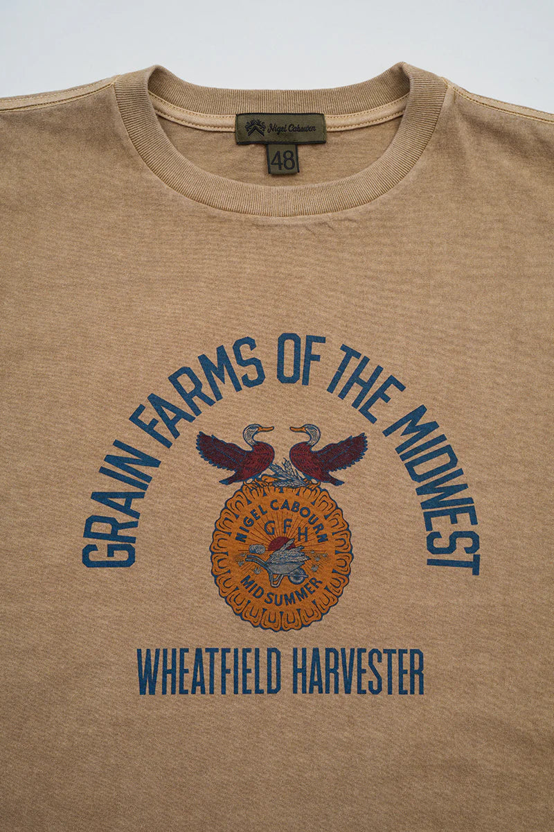 Nigel Cabourn - 6oz PRINT T-SHIRT - FARMER