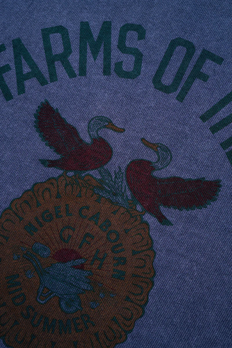 Nigel Cabourn - 6oz PRINT T-SHIRT - FARMER