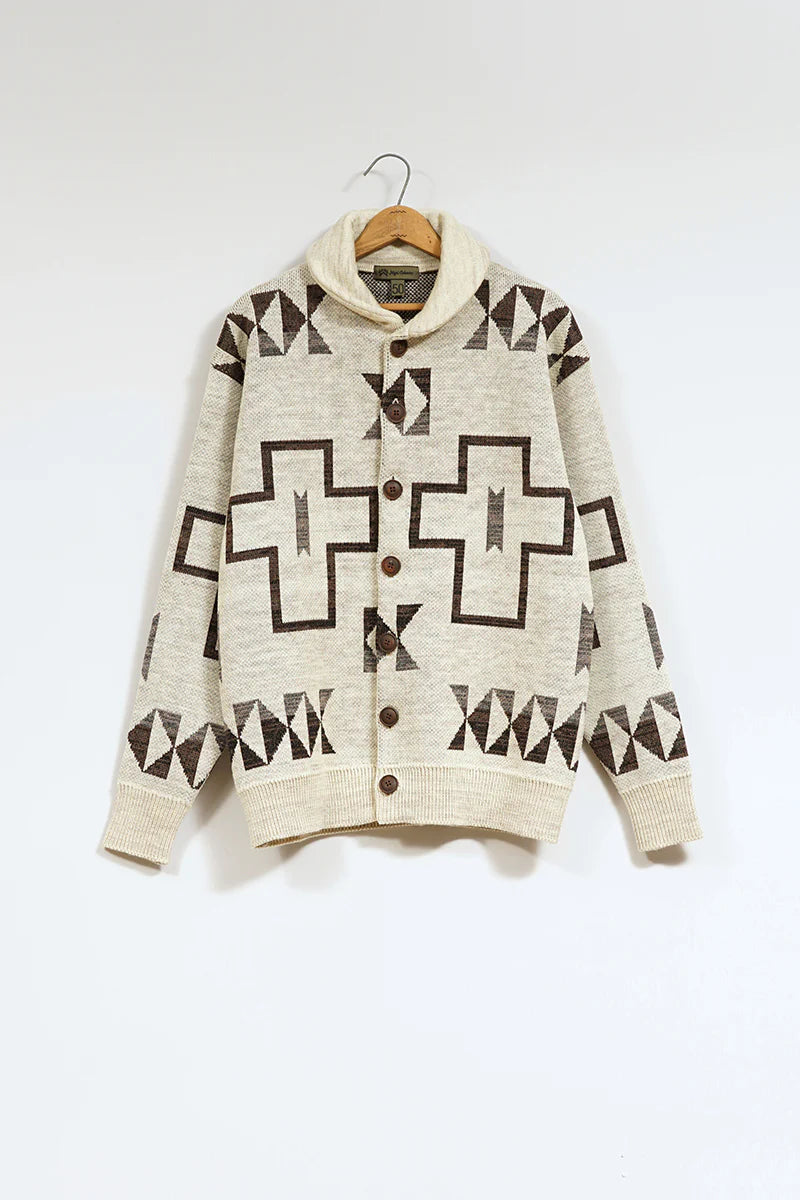 Nigel Cabourn - TRIBAL CARDIGAN - WOOL