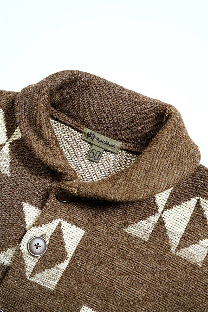 Nigel Cabourn - TRIBAL CARDIGAN - WOOL