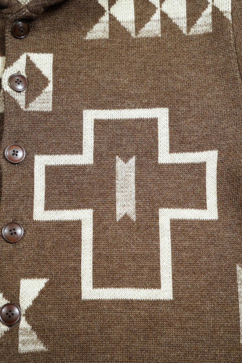 Nigel Cabourn - TRIBAL CARDIGAN - WOOL