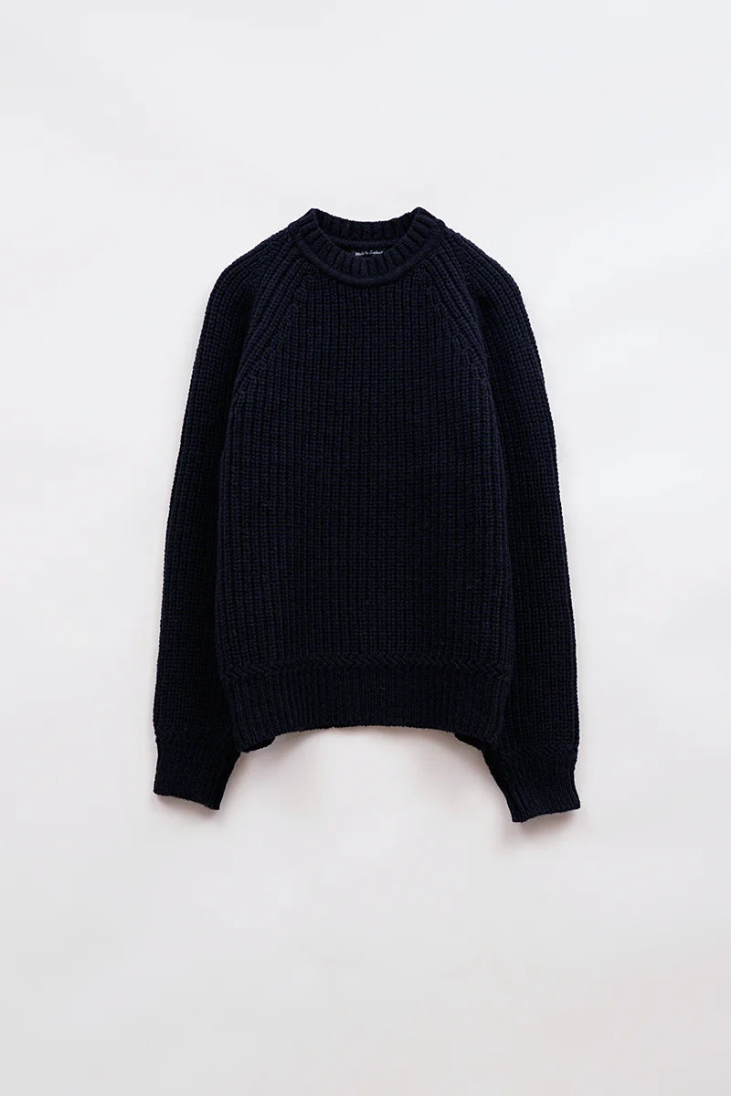 Nigel Cabourn - K-12 FISHERMAN SWEATER - MADE IN ENGLAND
