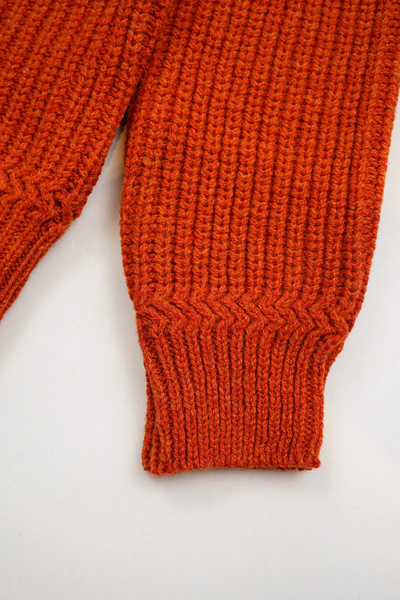 Nigel Cabourn - K-12 FISHERMAN SWEATER - MADE IN ENGLAND