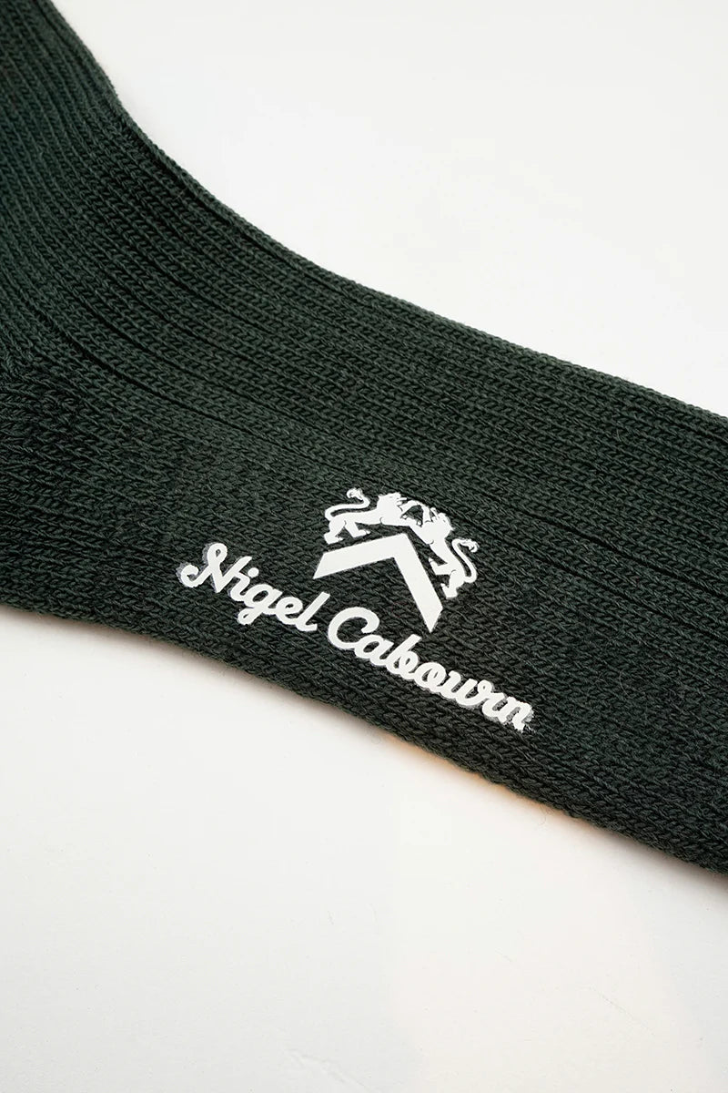 Nigel Cabourn - ACC-20 RIBBED WOOL SOCK - MADE IN ENGLAND