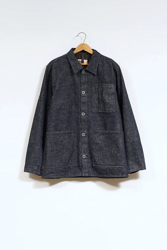 ★希少 Lサイズ★ Nigel Cabourn イングランド製 白 × 青 BRITISH OFFICERS SHIRT - TYPE2 OX(46(MEN) White/ホワイト