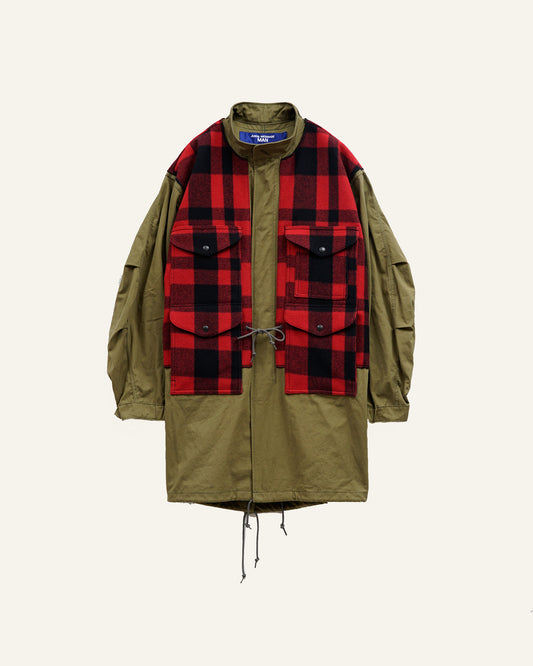 JUNYA WATANABE MAN × FILSON - WP CO016 051 - KHAKI/RED BLACK