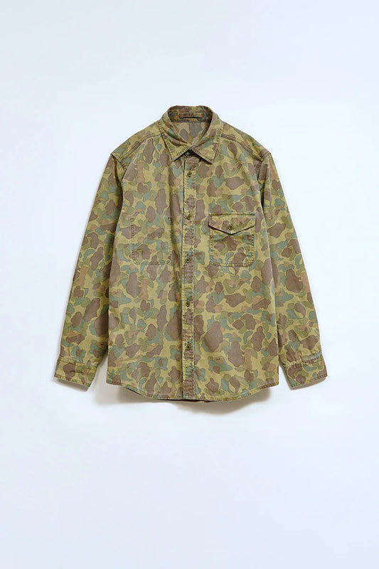 Nigel Cabourn - DECK SHIRT - DUCK HUNTER CAMO REVERSIBLE