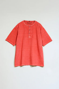 Nigel Cabourn - 50s HENLEY NECK SHIRT - PIGMENT