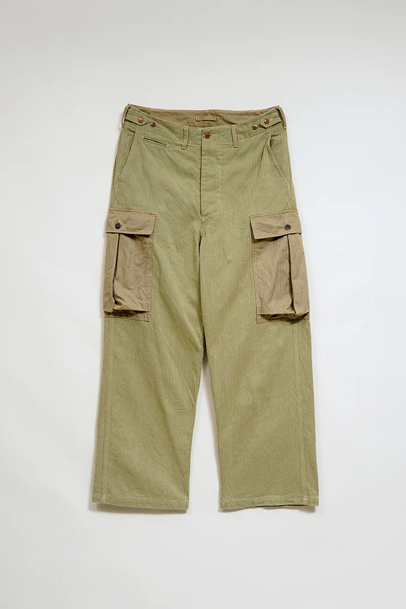 Nigel Cabourn - 40s MONKEY PANT - MIX HERRINGBONE