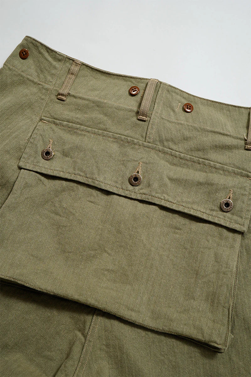 Nigel Cabourn - 40s MONKEY PANT - MIX HERRINGBONE