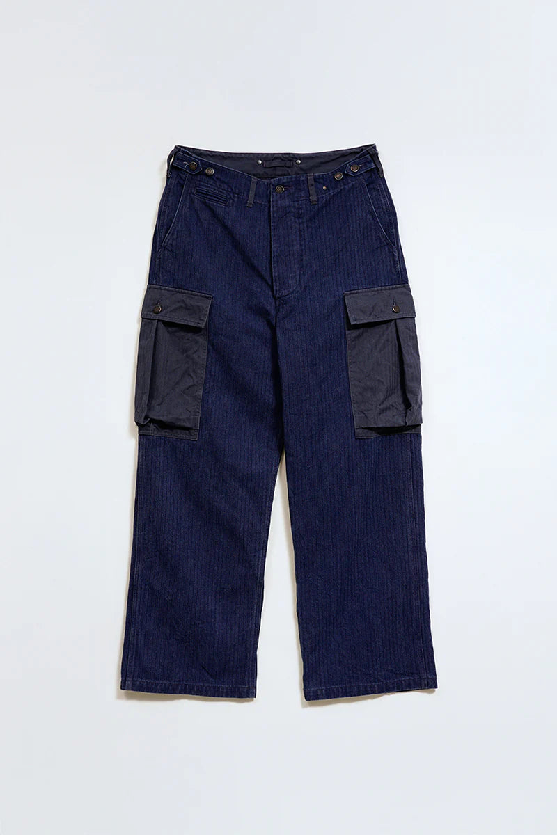 Nigel Cabourn - 40s MONKEY PANT - MIX HERRINGBONE