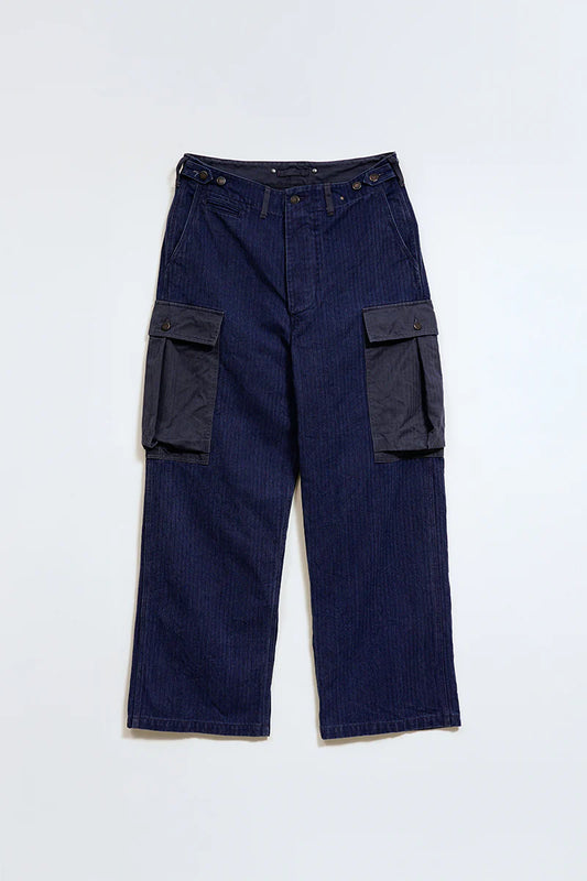 Nigel Cabourn - 40s MONKEY PANT - MIX HERRINGBONE