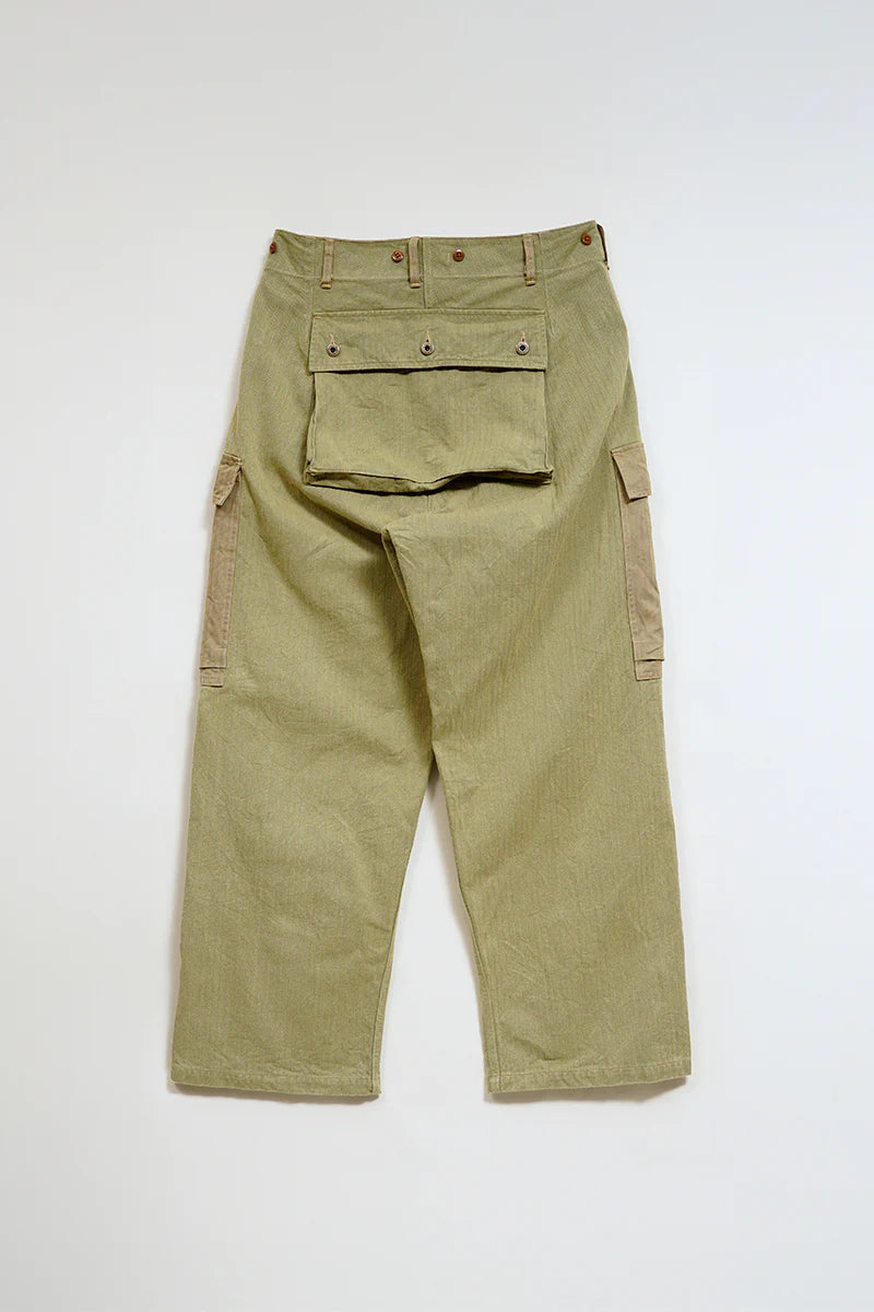 Nigel Cabourn - 40s MONKEY PANT - MIX HERRINGBONE