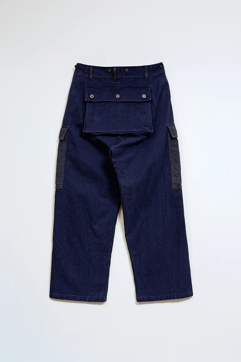Nigel Cabourn - 40s MONKEY PANT - MIX HERRINGBONE