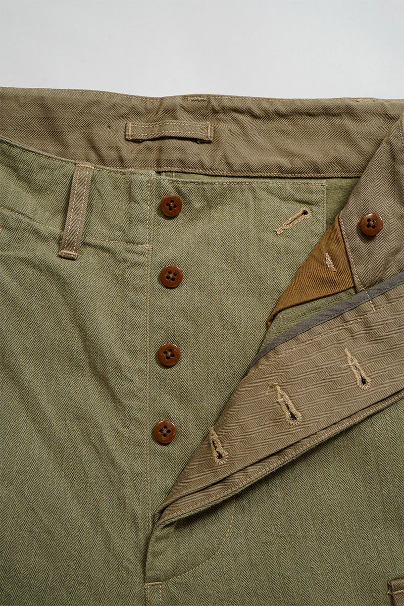 Nigel Cabourn - 40s MONKEY PANT - MIX HERRINGBONE