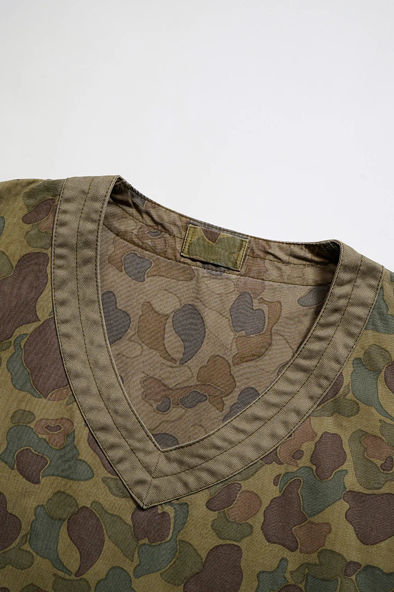 Nigel Cabourn - PULLOVER FISHING VEST - DUCK HUNTER CAMO