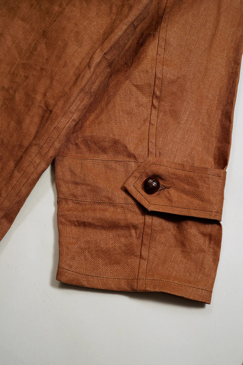 Nigel Cabourn - FISHERMAN COAT KAKISHIBU LINEN