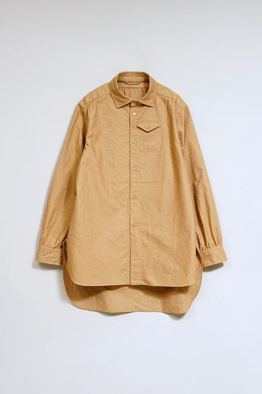 Nigel cabourn - RANCH WORKER SHIRT - BROWN COTTON