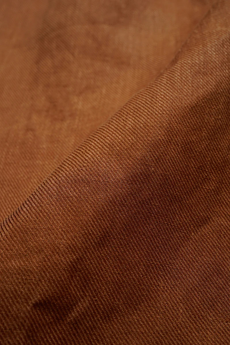 Nigel Cabourn - FISHERMAN ZIPUP SHIRT - KAKISHIBU