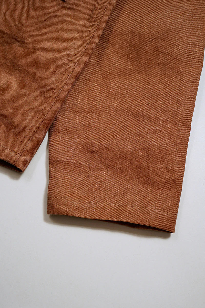 Nigel Cabourn - FISHERMAN ZIPUP SHIRT - KAKISHIBU