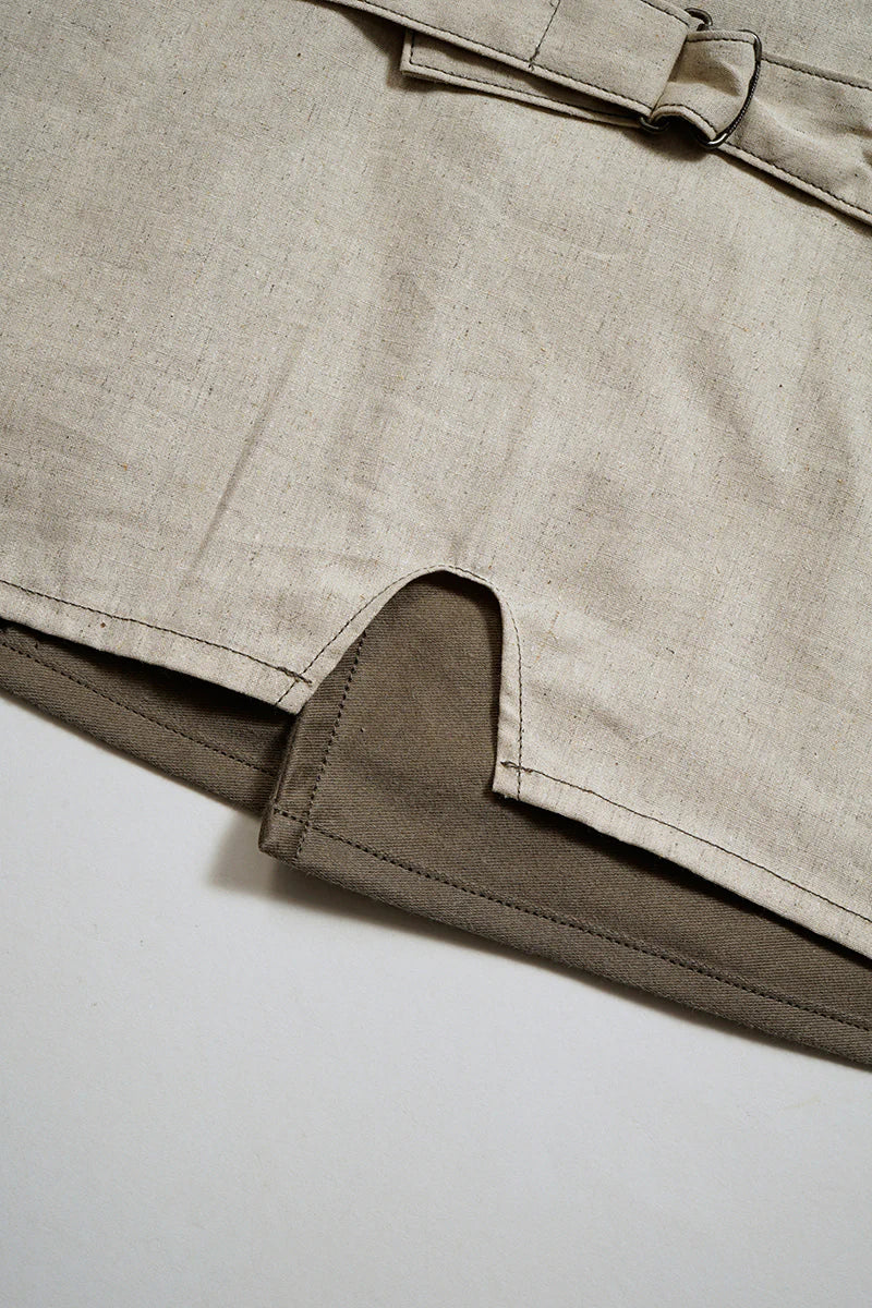 Nigel Cabourn - FISHERMAN VEST - KURE KAKISHIBU