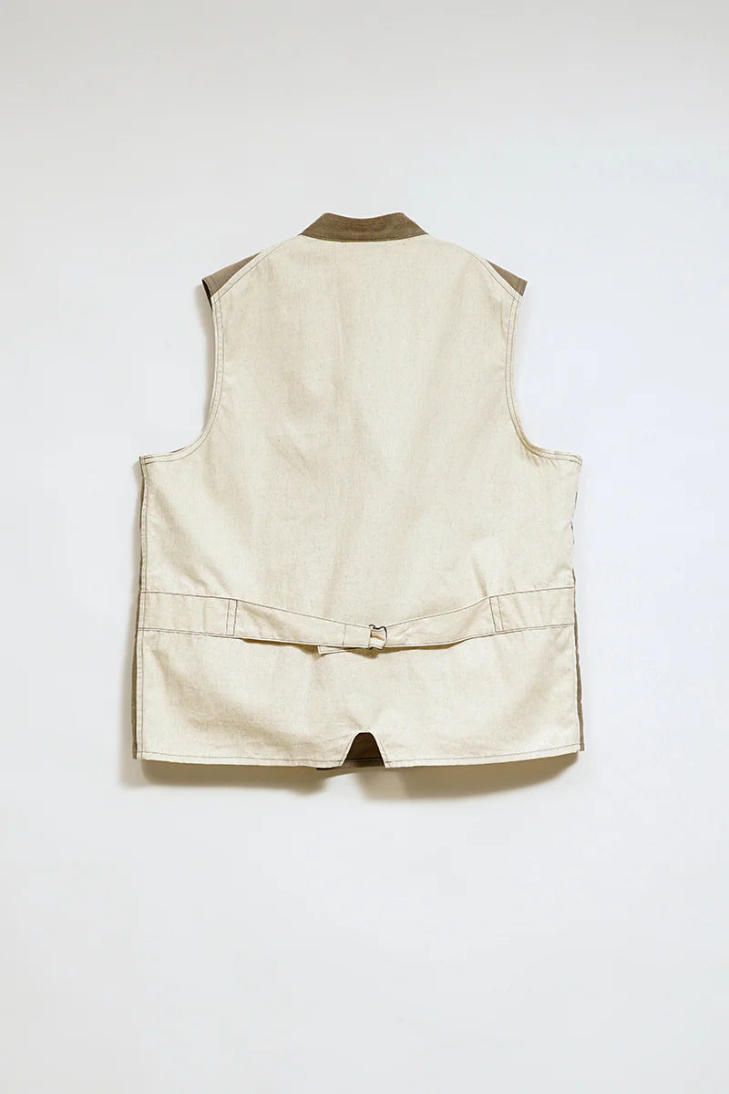 Nigel Cabourn - FISHERMAN VEST - KURE KAKISHIBU
