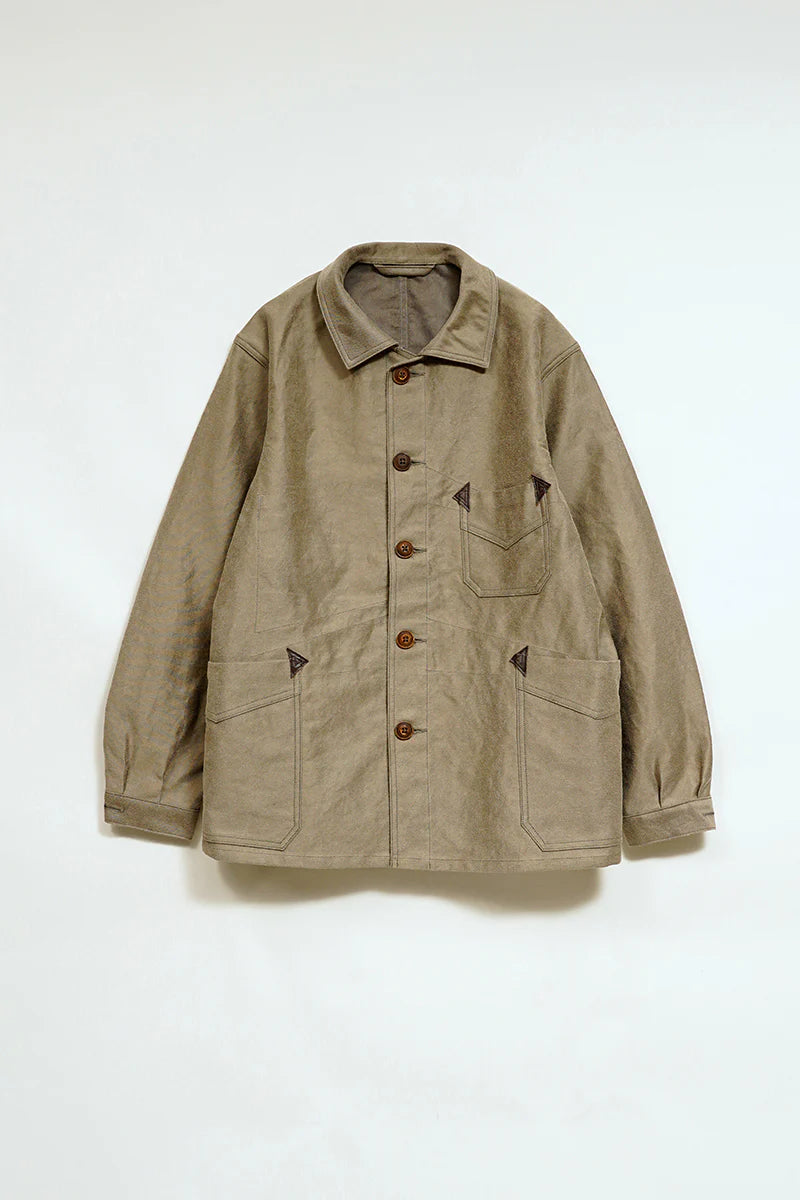 Nigel Cabourn - FISHERMAN JACKET - KURE KAKISHIBU