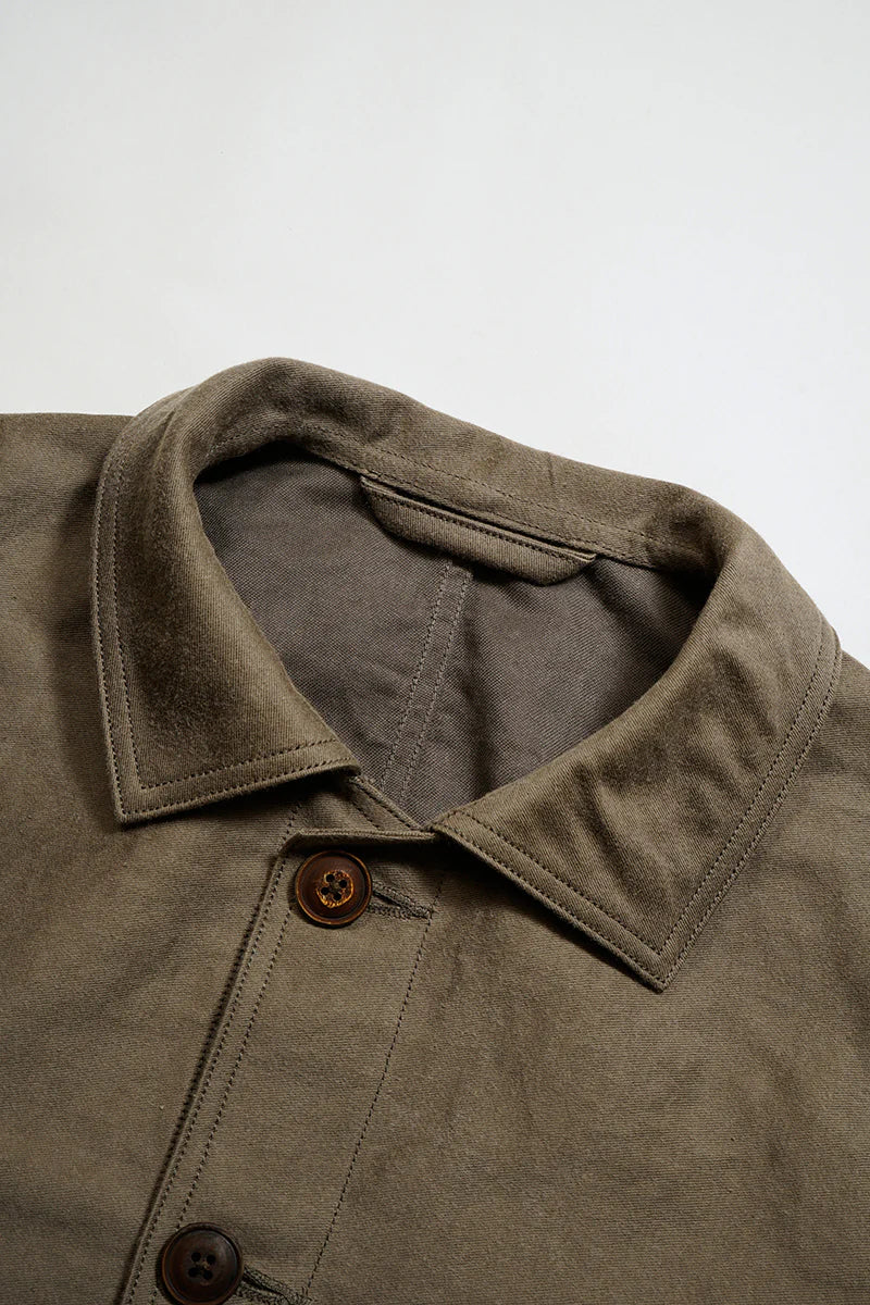 Nigel Cabourn - FISHERMAN JACKET - KURE KAKISHIBU