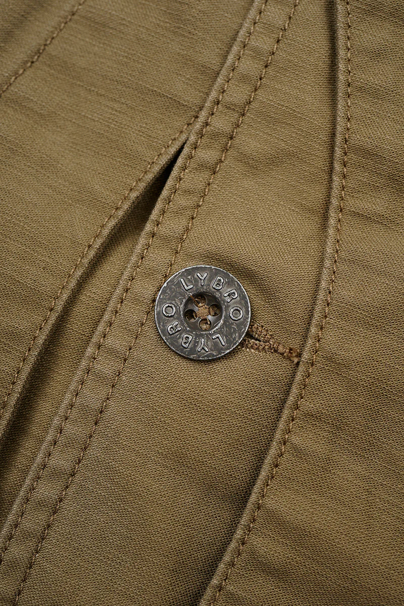 Nigel Cabourn - V01 WORK SUIT VEST - SLUB SATEEN