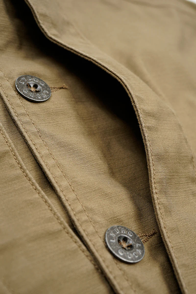 Nigel Cabourn - V01 WORK SUIT VEST - SLUB SATEEN
