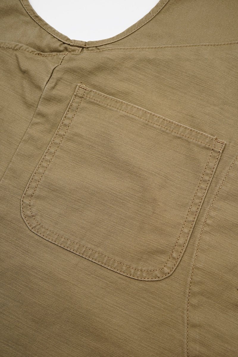 Nigel Cabourn - V01 WORK SUIT VEST - SLUB SATEEN