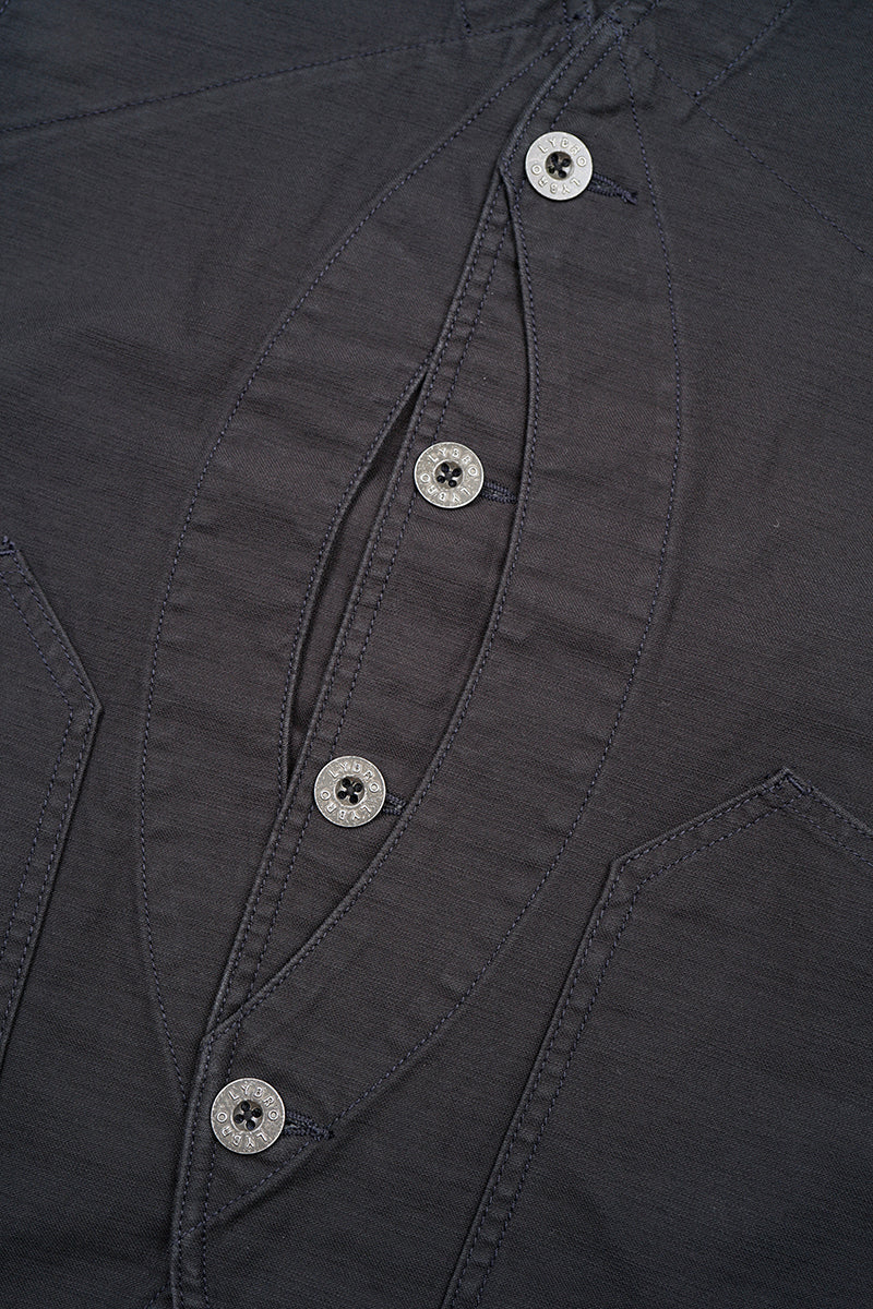 Nigel Cabourn - V01 WORK SUIT VEST - SLUB SATEEN