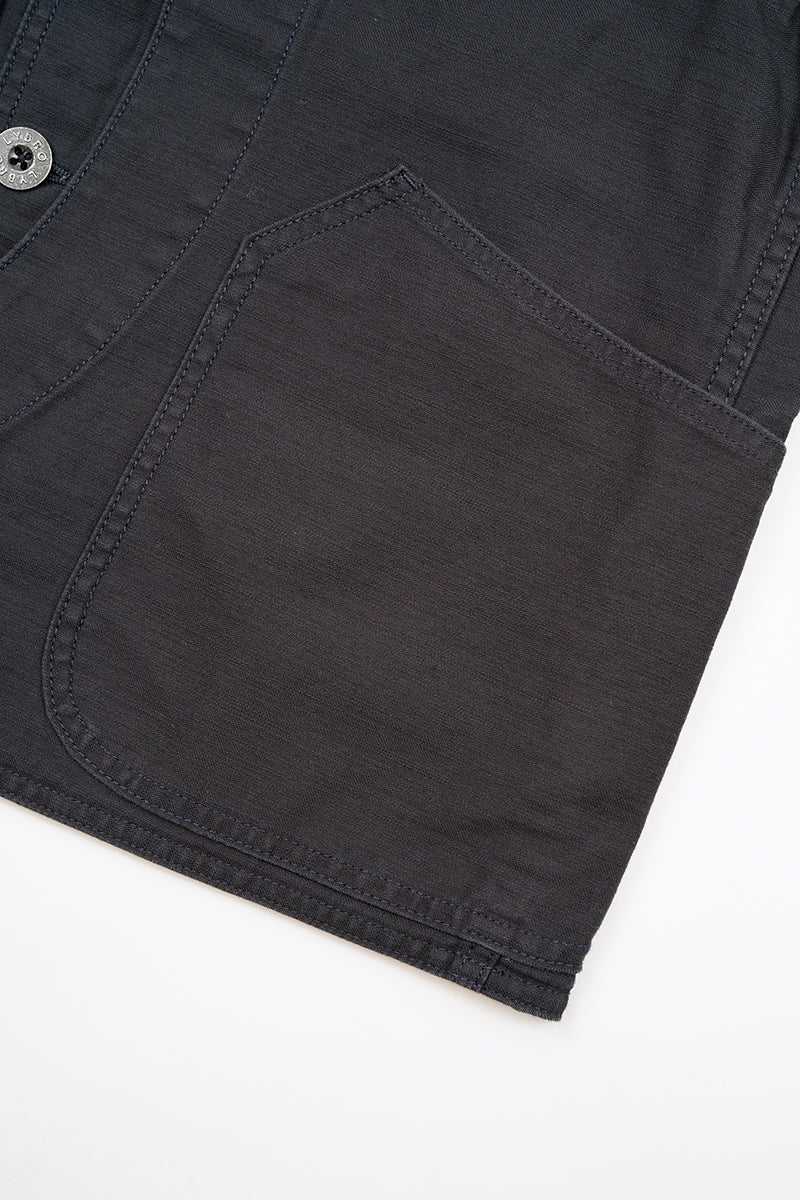 Nigel Cabourn - V01 WORK SUIT VEST - SLUB SATEEN