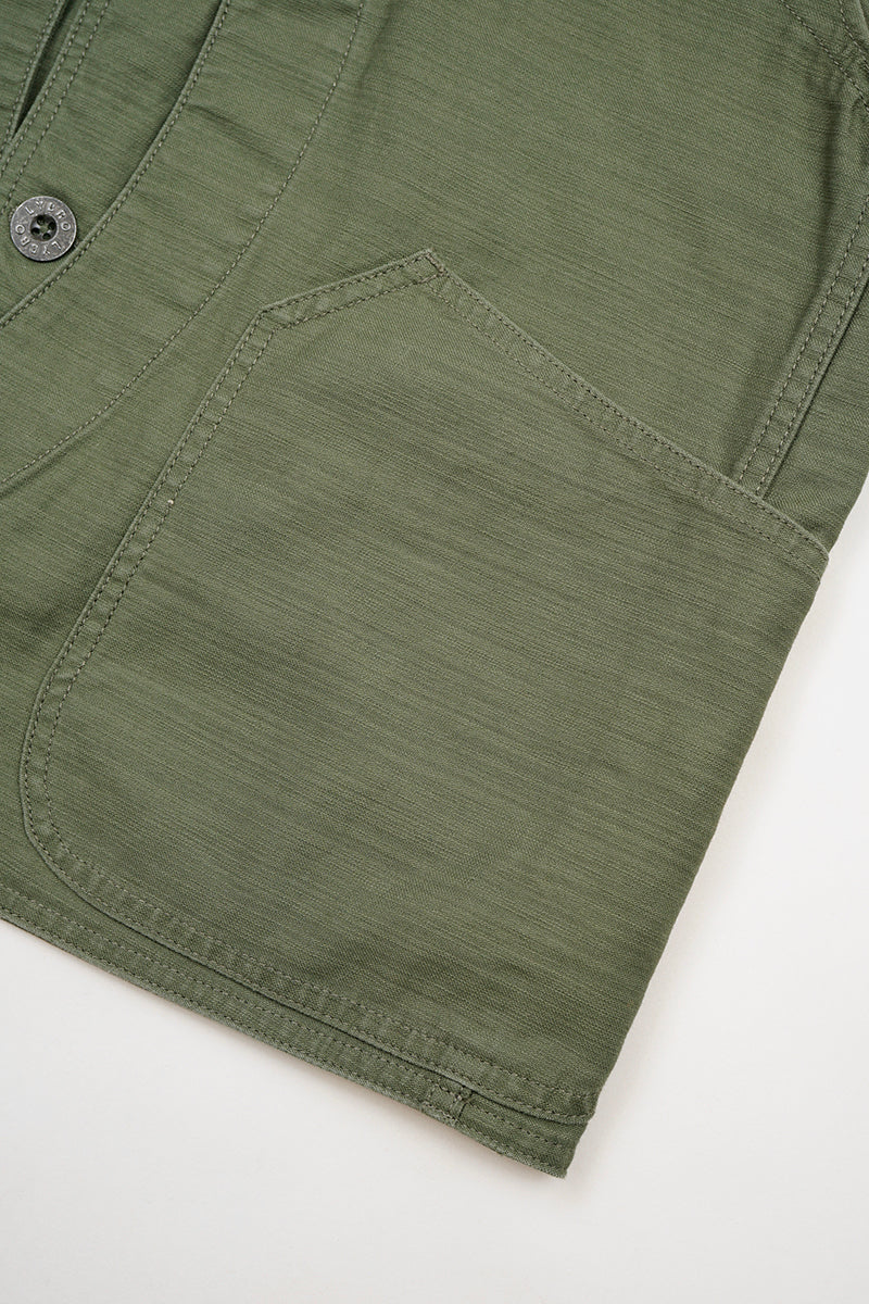 Nigel Cabourn - V01 WORK SUIT VEST - SLUB SATEEN