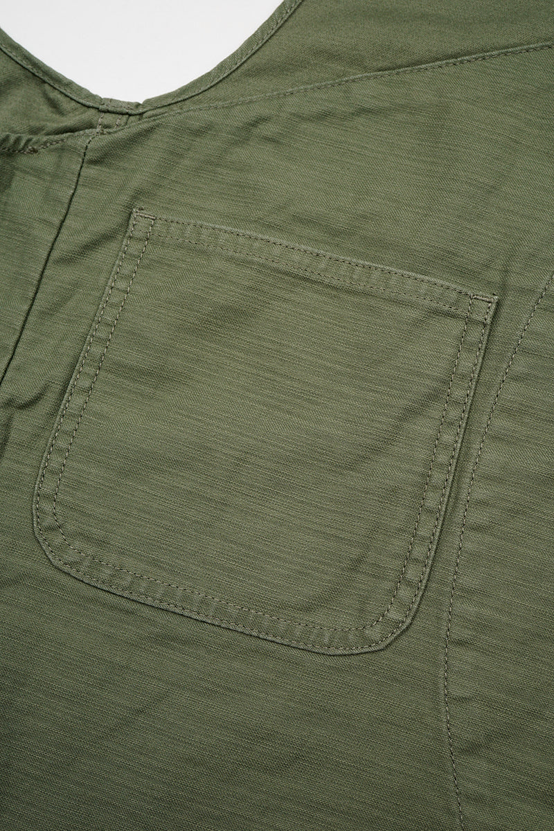 Nigel Cabourn - V01 WORK SUIT VEST - SLUB SATEEN