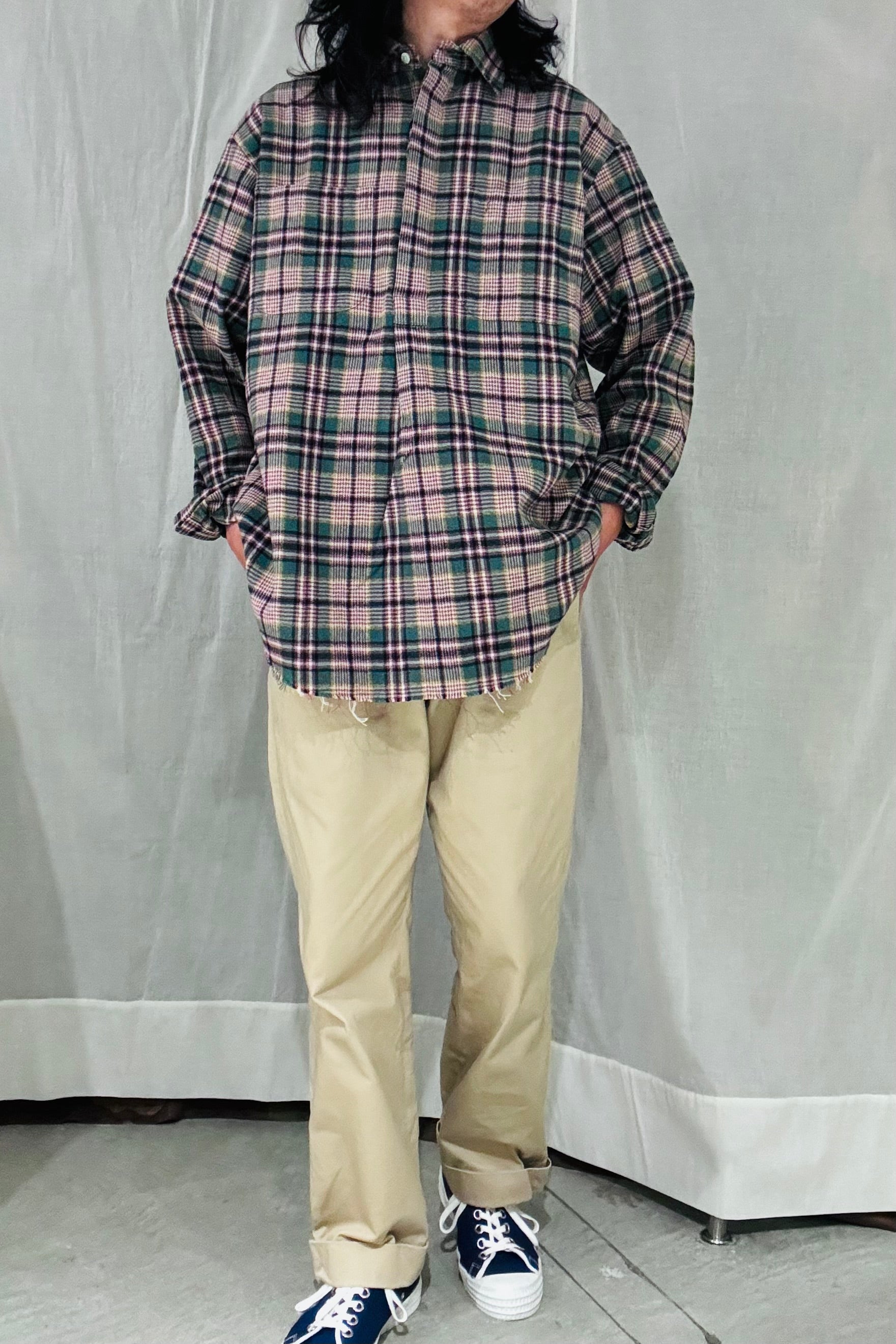 KENNETH FIELD - GURKA Ⅲ TROUSER WEST POINT - KHAKI