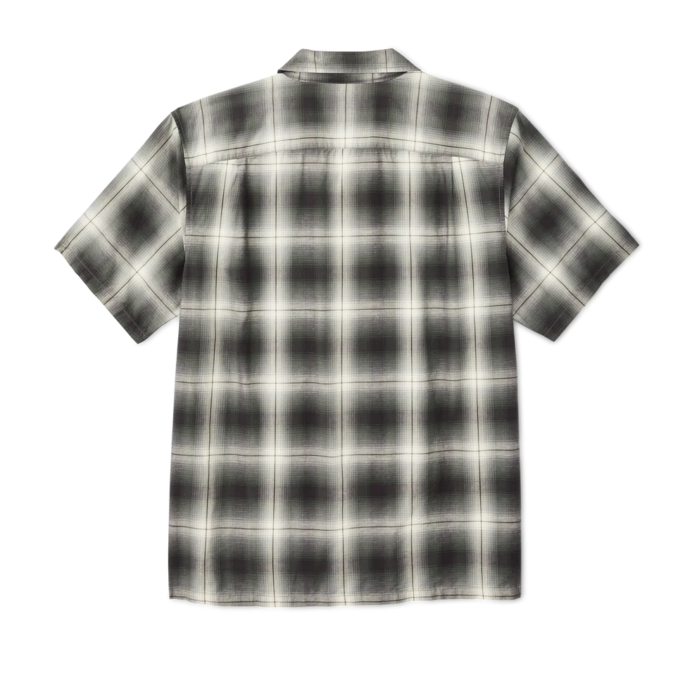 FILSON - GREENWOOD SHORT SLEEVE CAMP SHIRT - OLIVE / BEIGE OMBRE