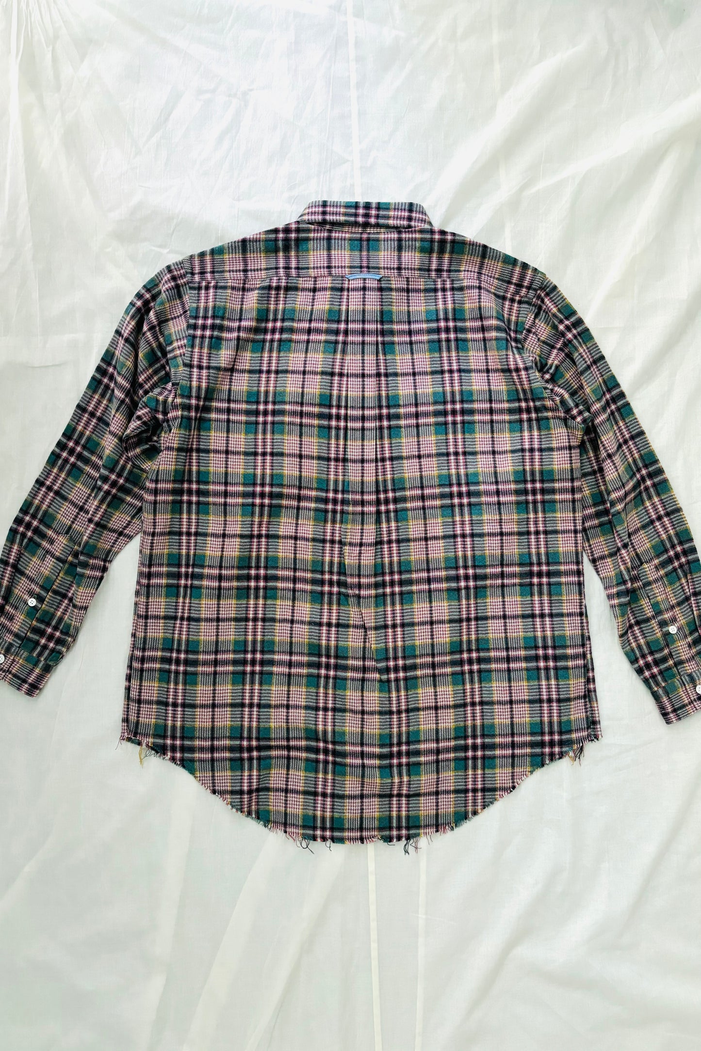 KENNETH FIELD - ROOMY SHIRT Ⅱ NEL CHECK - PINK