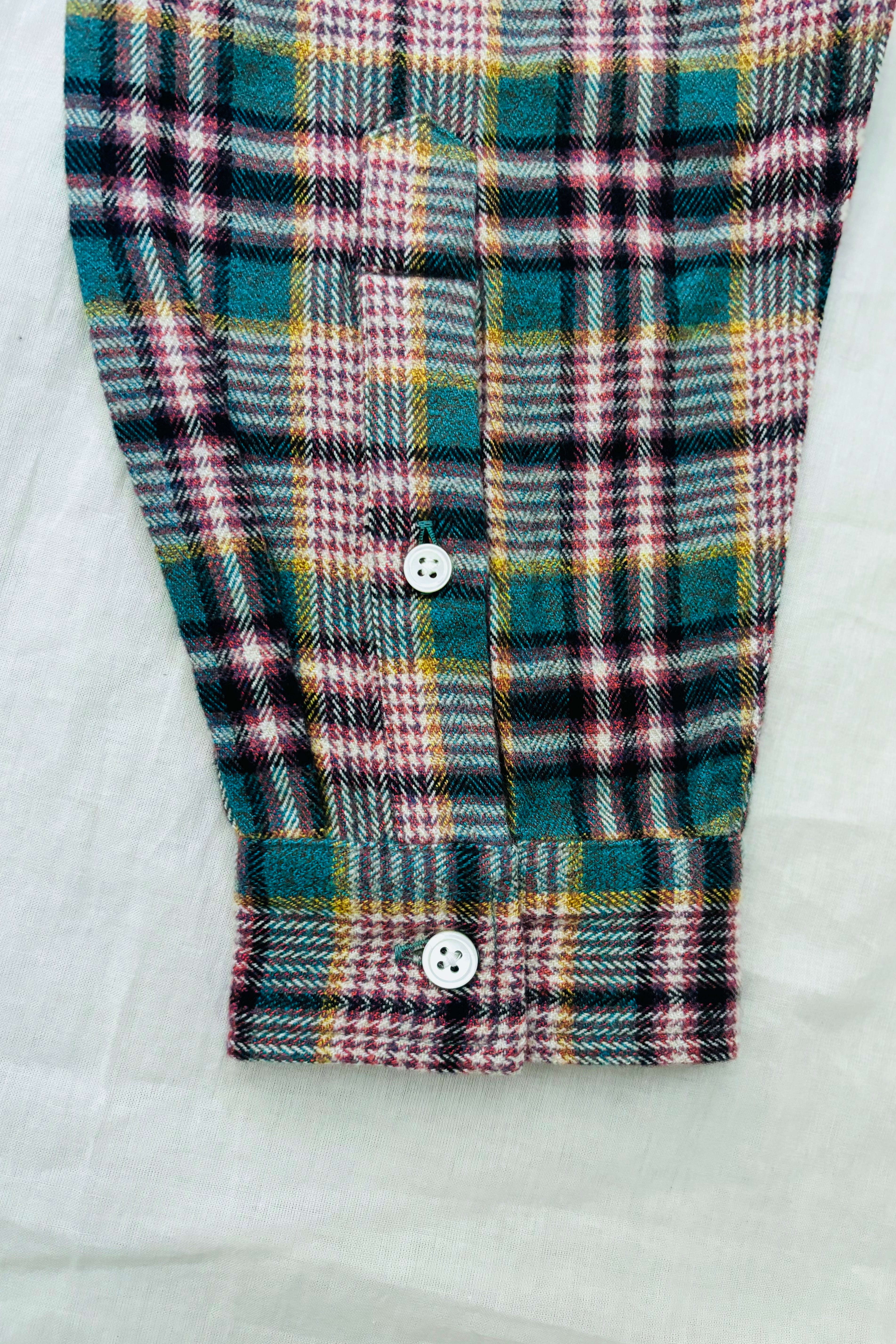 KENNETH FIELD - ROOMY SHIRT Ⅱ NEL CHECK - PINK