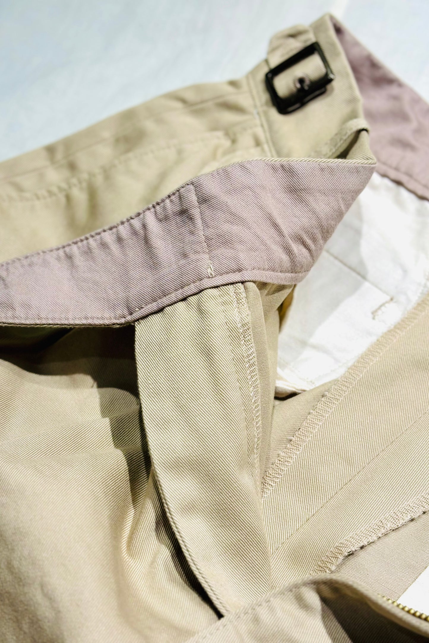 KENNETH FIELD - GURKA Ⅲ TROUSER WEST POINT - KHAKI