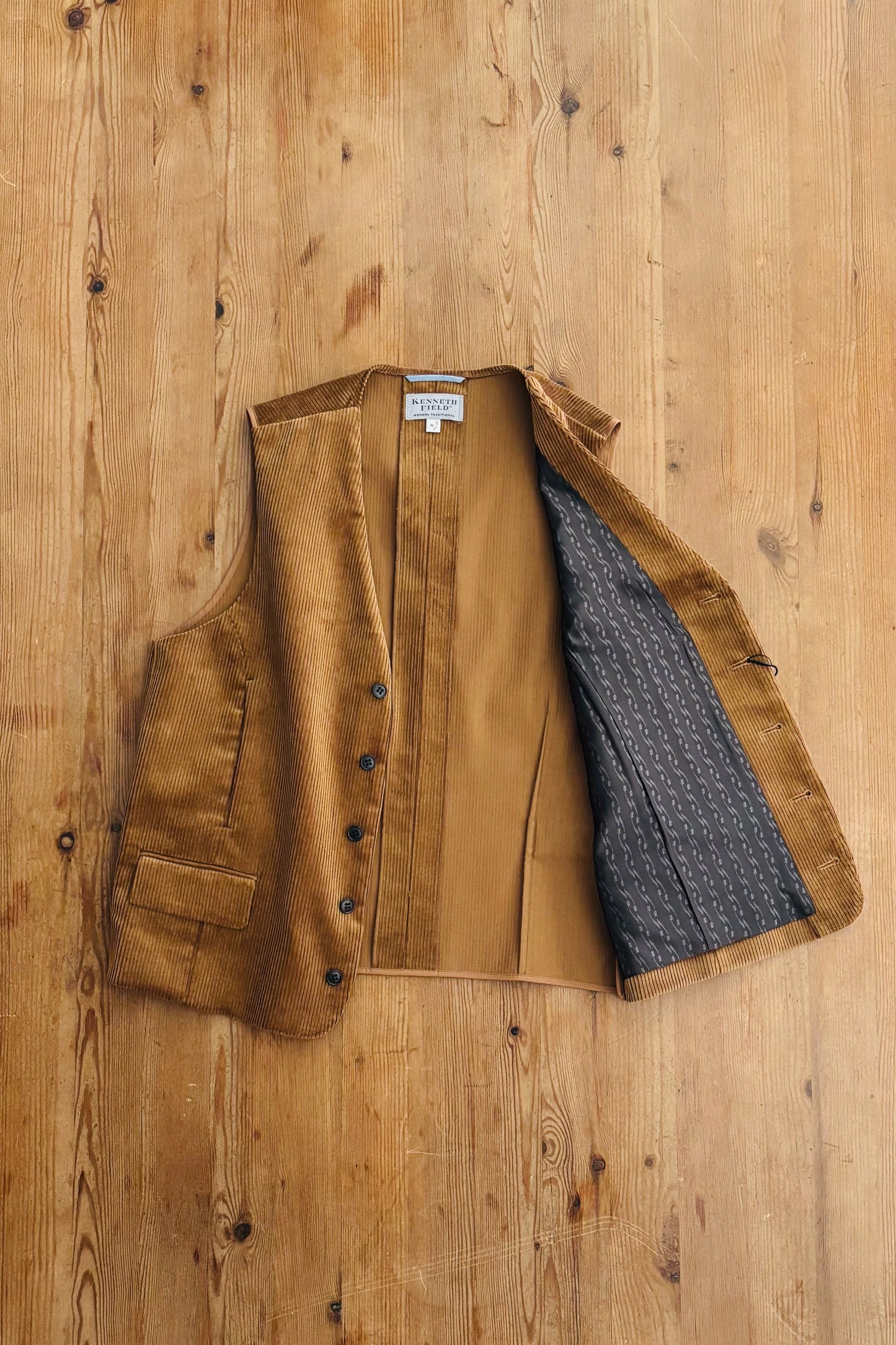 KENNETH FIELD - IRON VEST Ⅱ - 8W CORDUROY