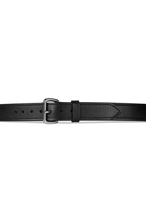 FILSON - 1-1/2 BRIDLE LEATHER DOUBLE BELT - BLACK